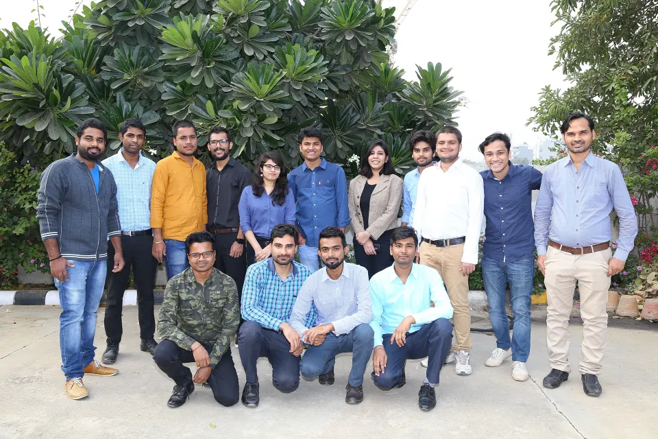 The MoreTasks team outdoors