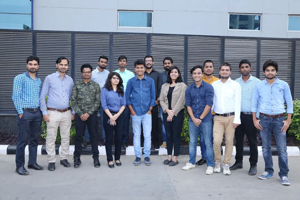 The MoreTasks team outside the office